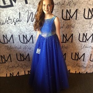 Girls Tiffany pageant gown size 12